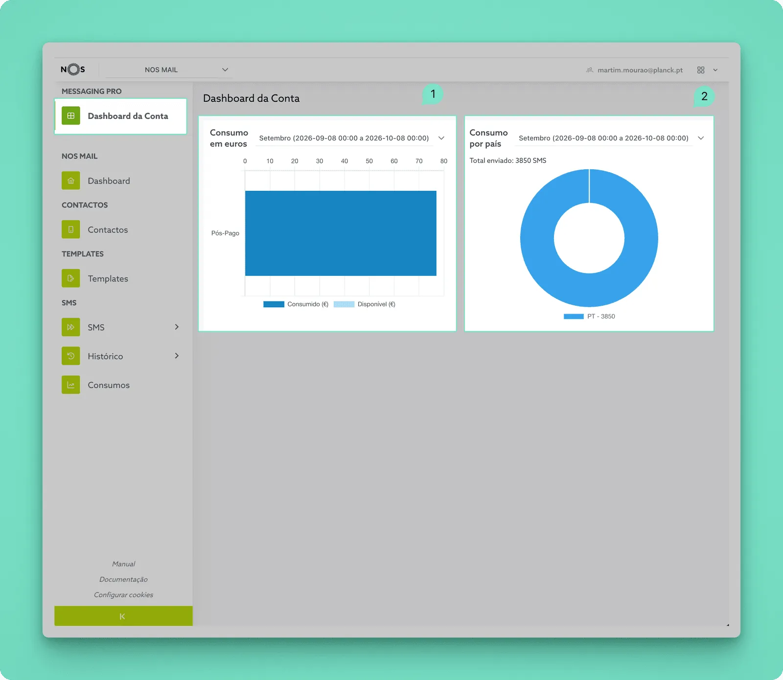 Dashboard Menu
