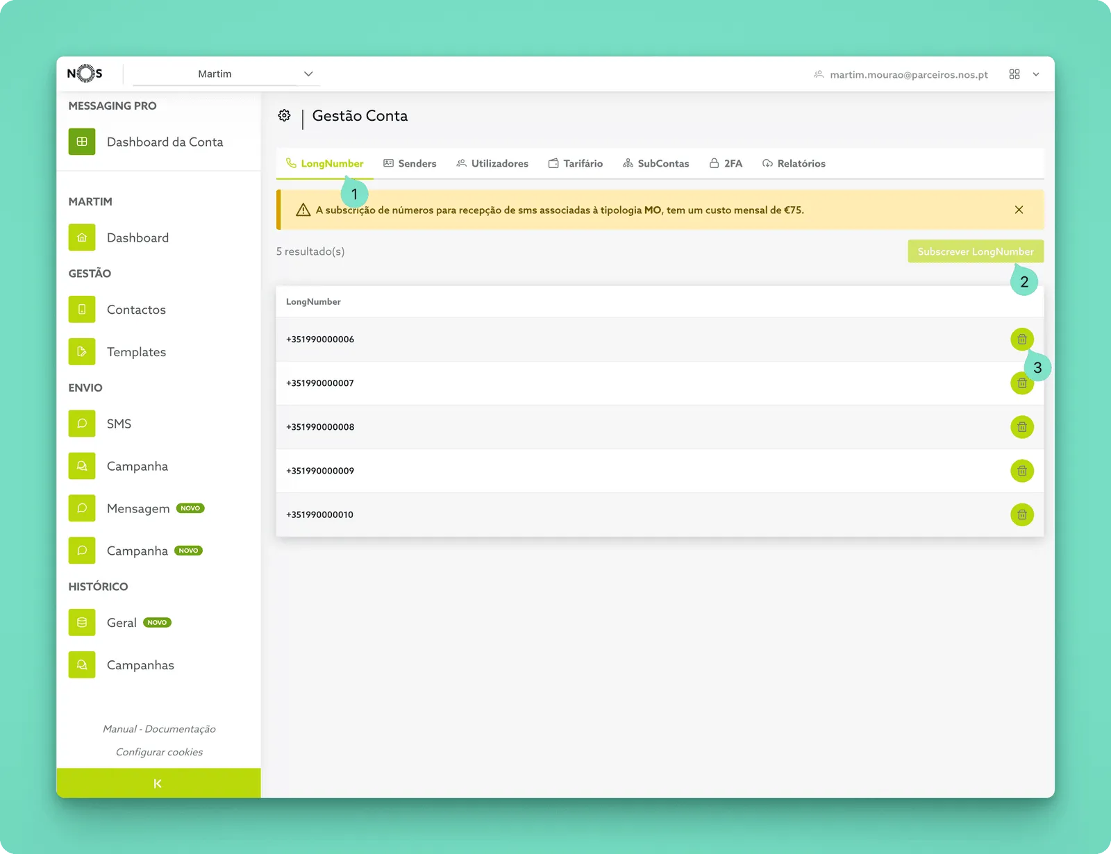 Login Menu