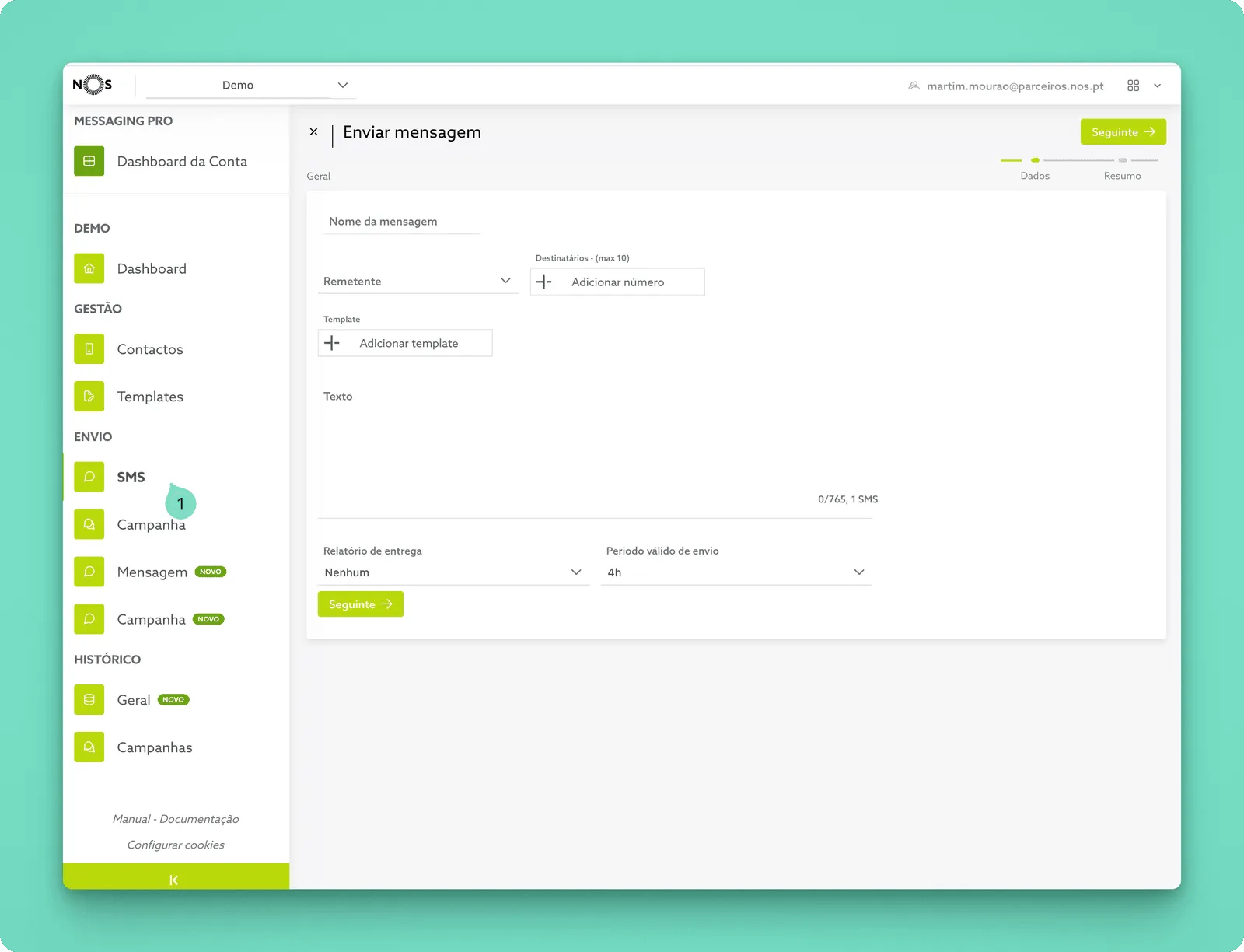 Login Menu