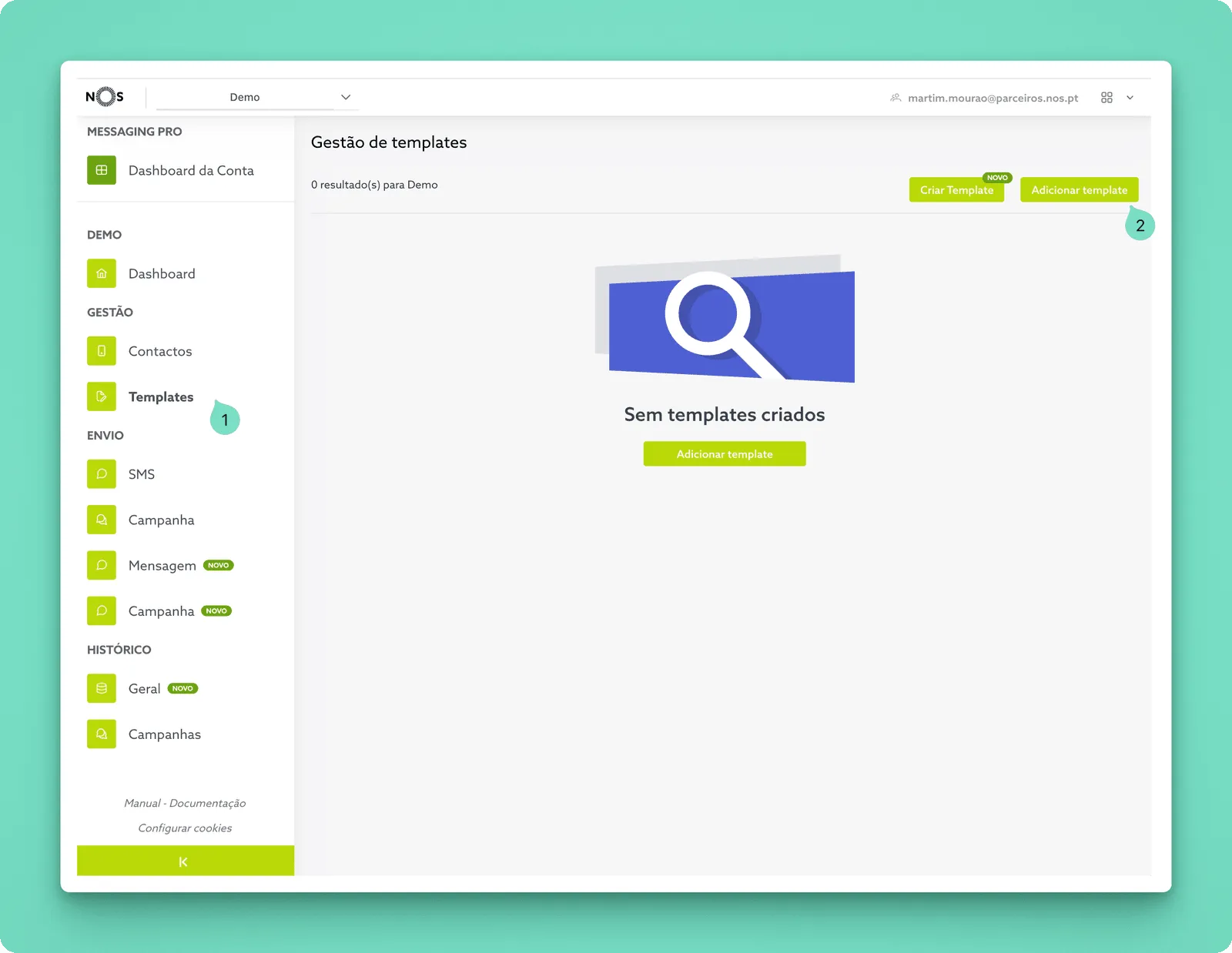 Login Menu