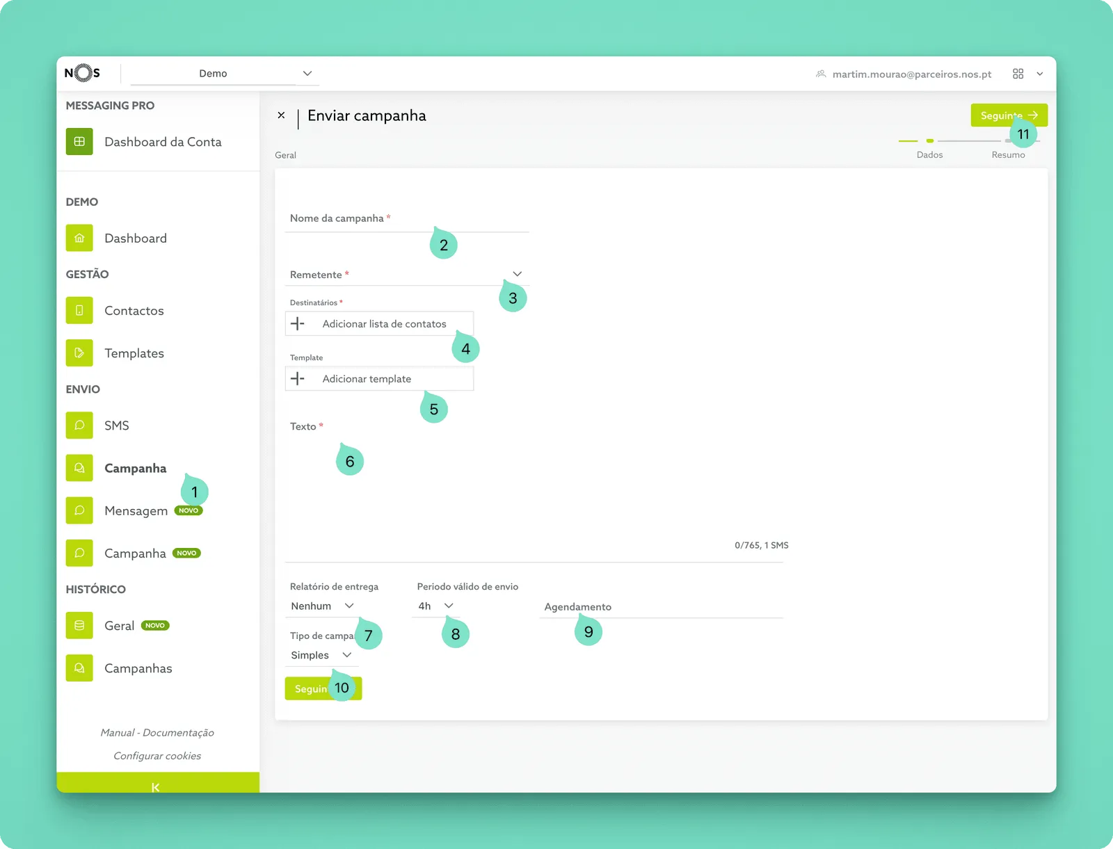Campaign Interface